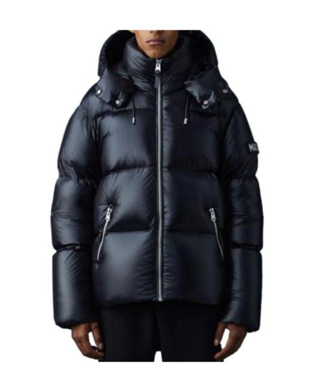 Mackage Black Kent-Z Lustrous Down Jacket for men