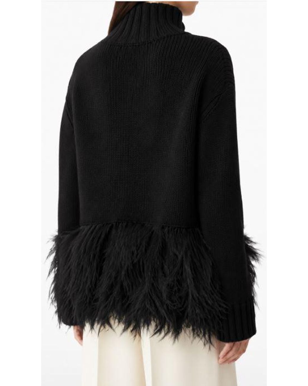 Fabiana Filippi Black Long-Sleeved Sweater