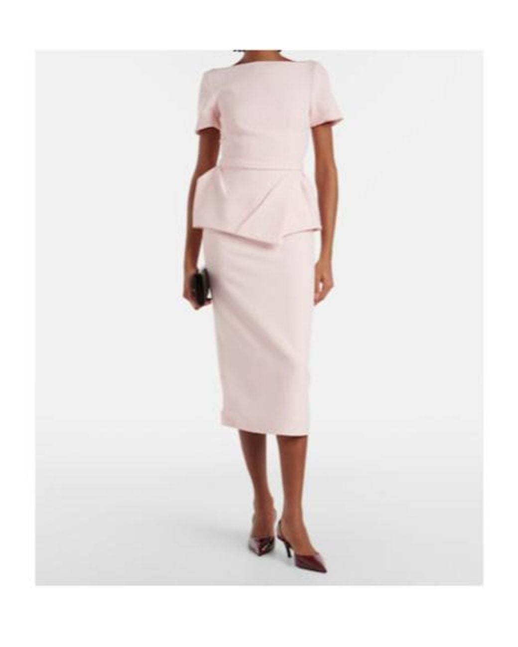 Safiyaa Pink Flaminella Midi Dress