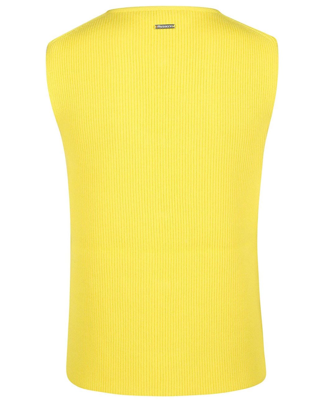 J.W. Anderson Yellow Jw Anderson Bow Tie Tank Top
