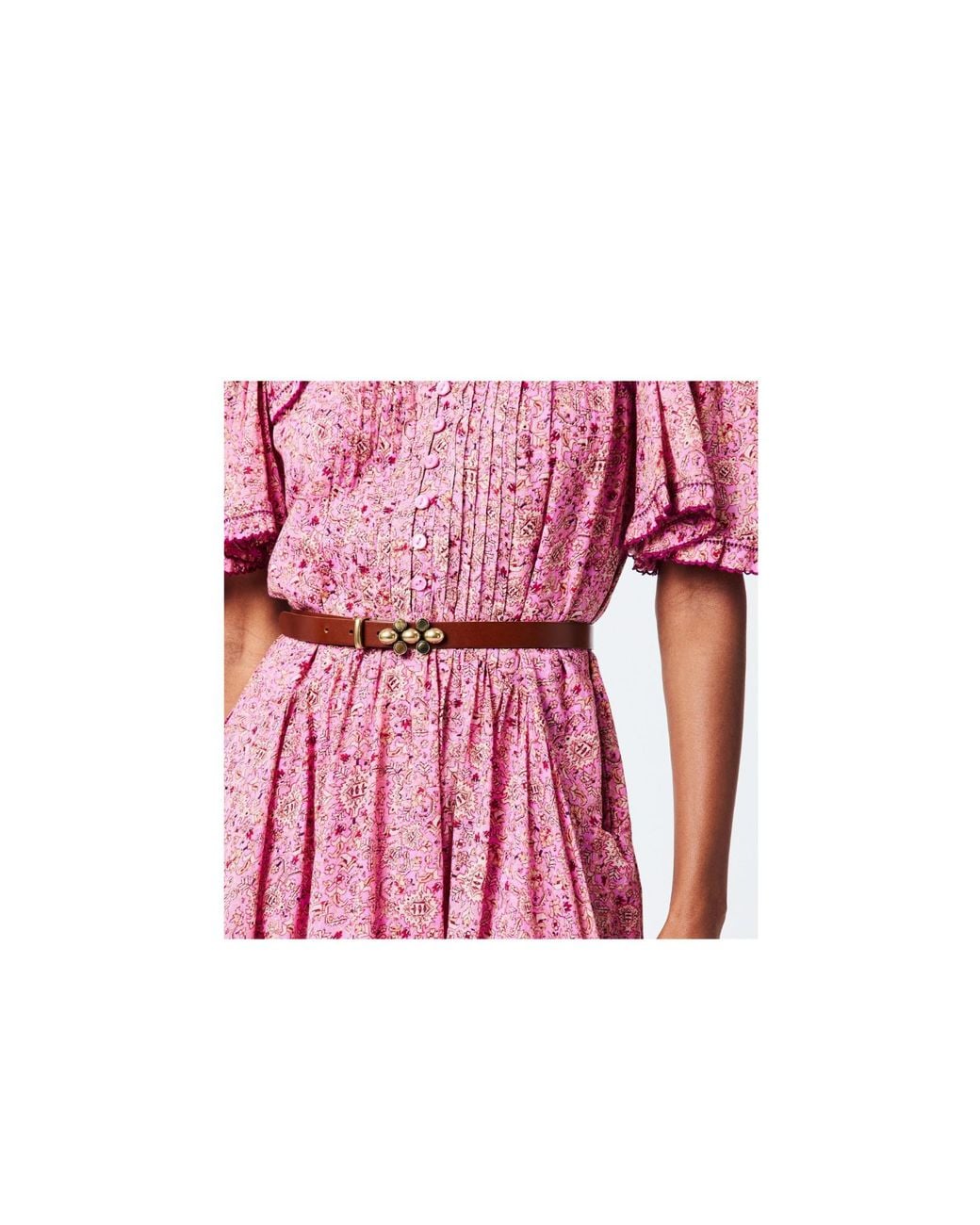 Isabel Marant White Solid Color Belt