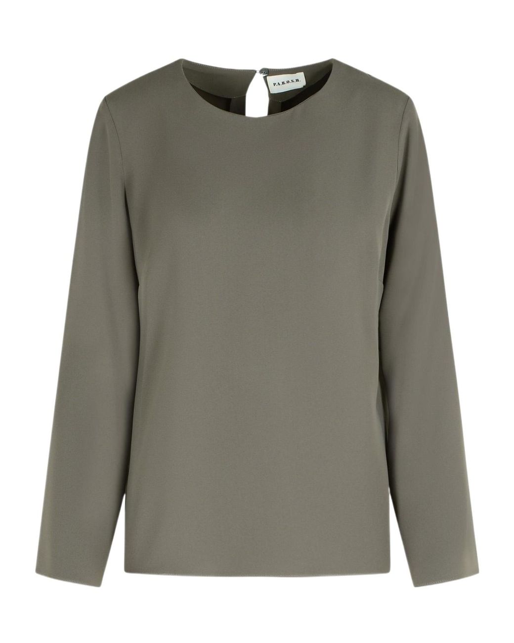P.A.R.O.S.H. Green P.A.R.O..H. Crewneck Blouse