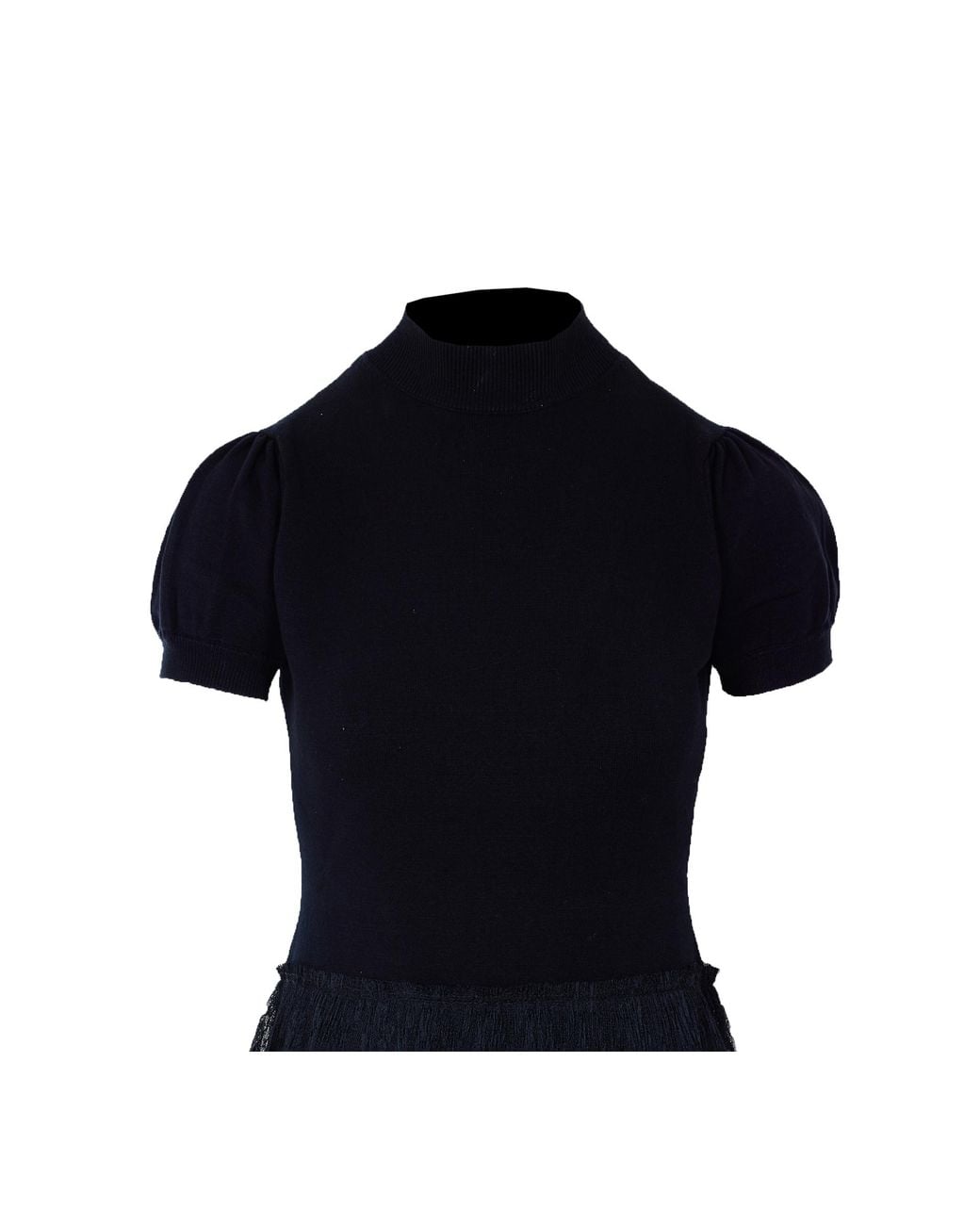 Twinset Black Long Knit Dress
