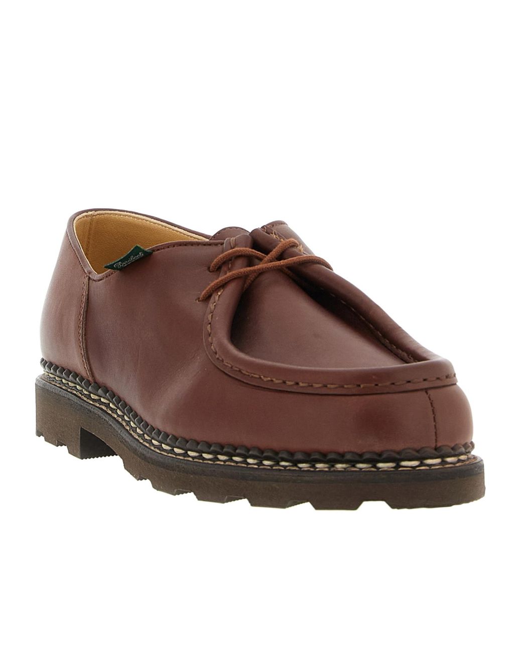 Paraboot Brown Michael Derby Shoes for men