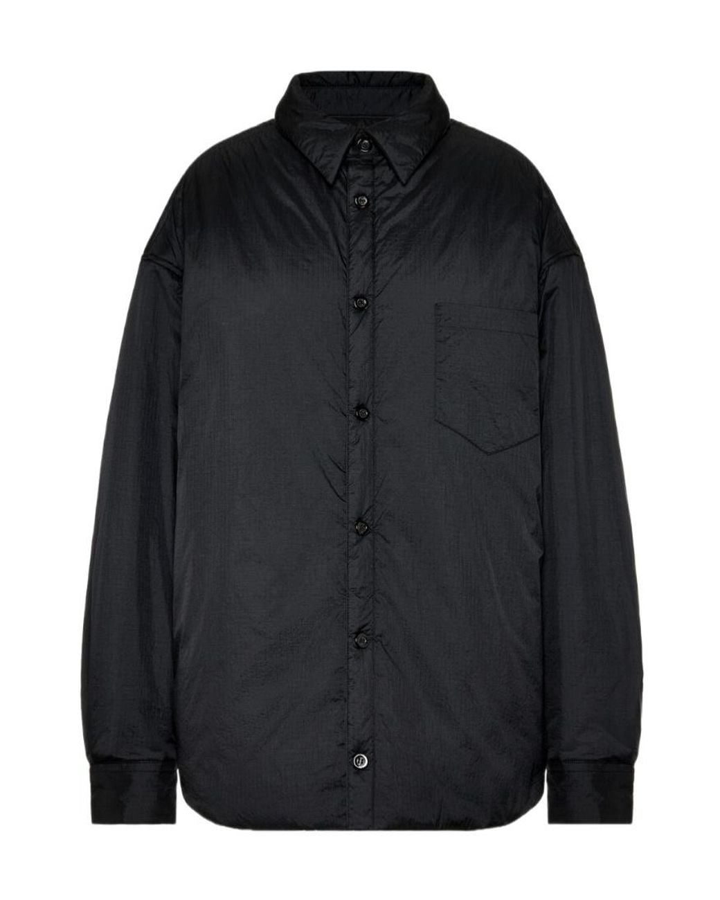 Maison Margiela Black Padded Shirt Jacket