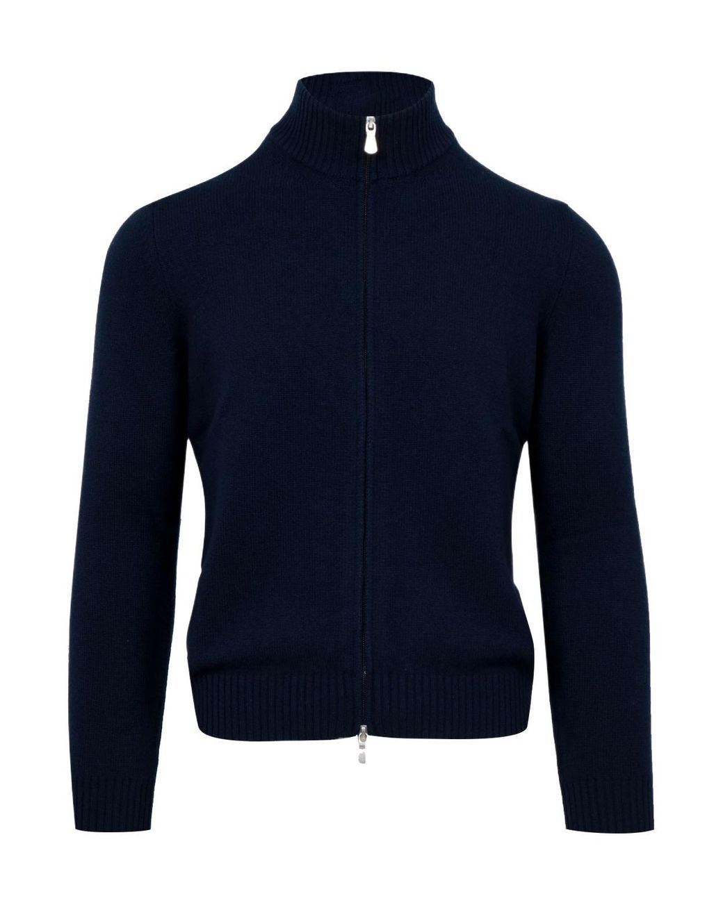 Gran Sasso Blue Zippered Knit Cardigan for men