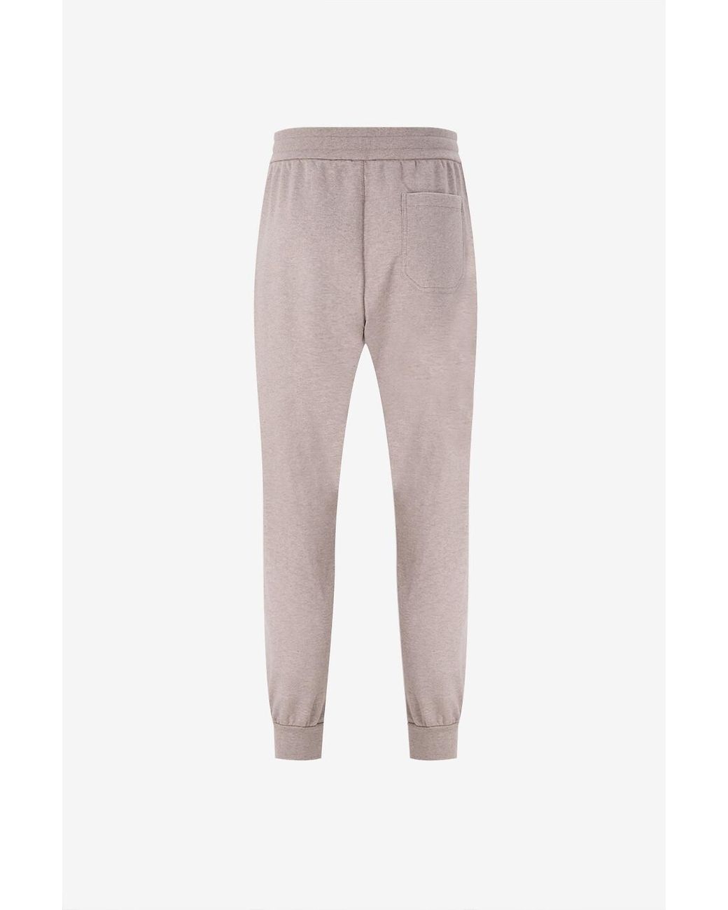Brioni Gray Drawstring Athletic Pants for men
