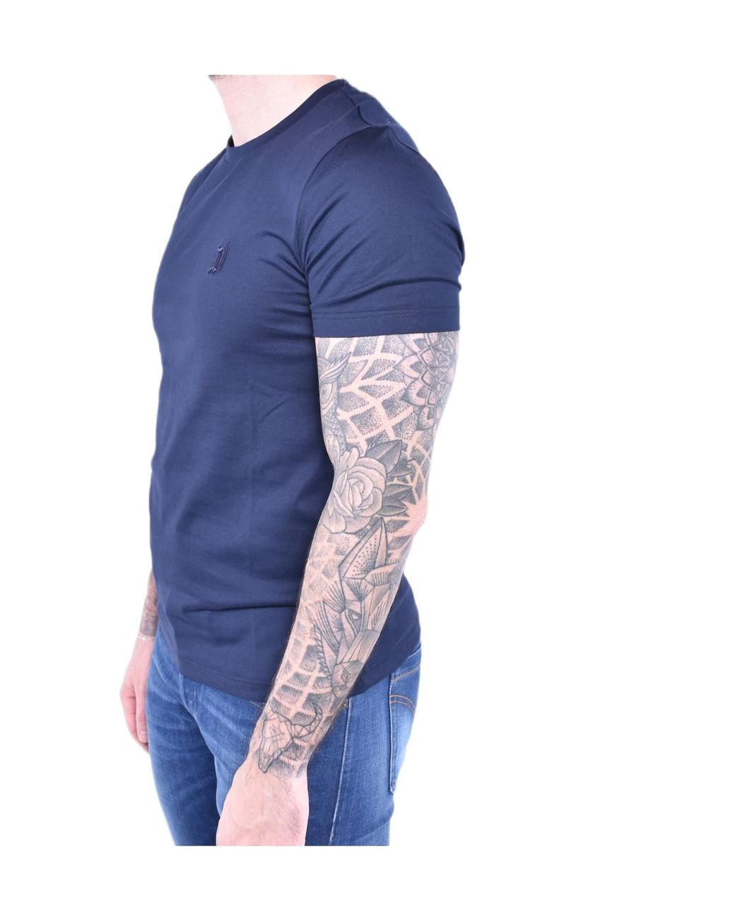 Dondup Blue Crew Neck T-Shirt for men