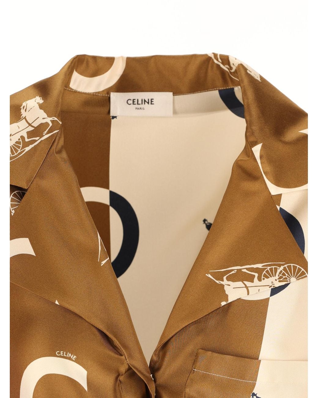 Céline Metallic Pyjama Shirt