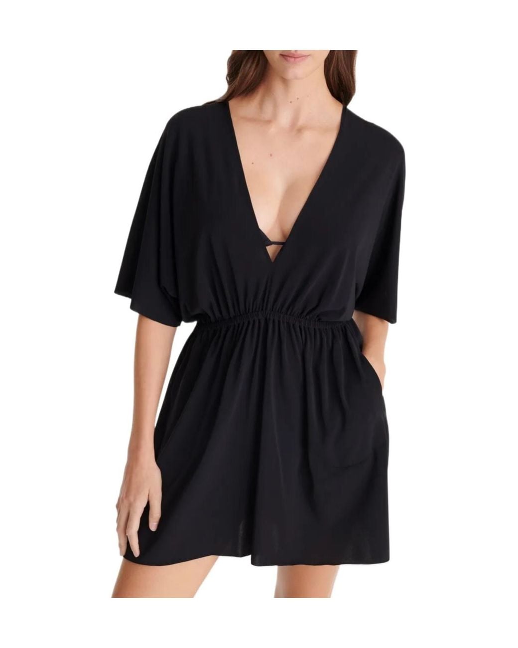 Eres Black Naia Minidress