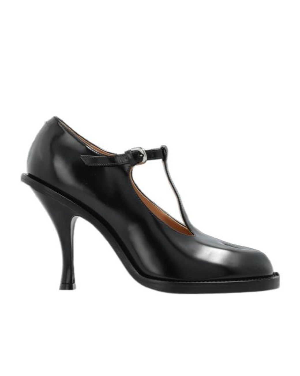 Maison Margiela Black Ourgeoise Tabi Toe Chunky Pumps
