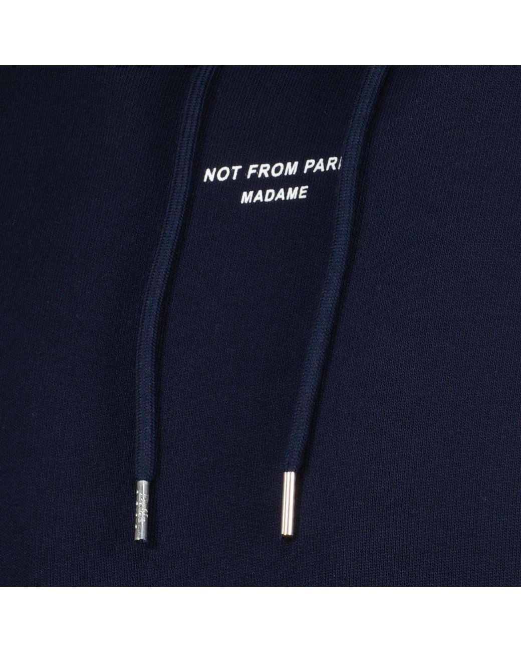 Drole de Monsieur Blue Drôle De Monsieur Le Hoodie Slogan Classique Hoodie for men