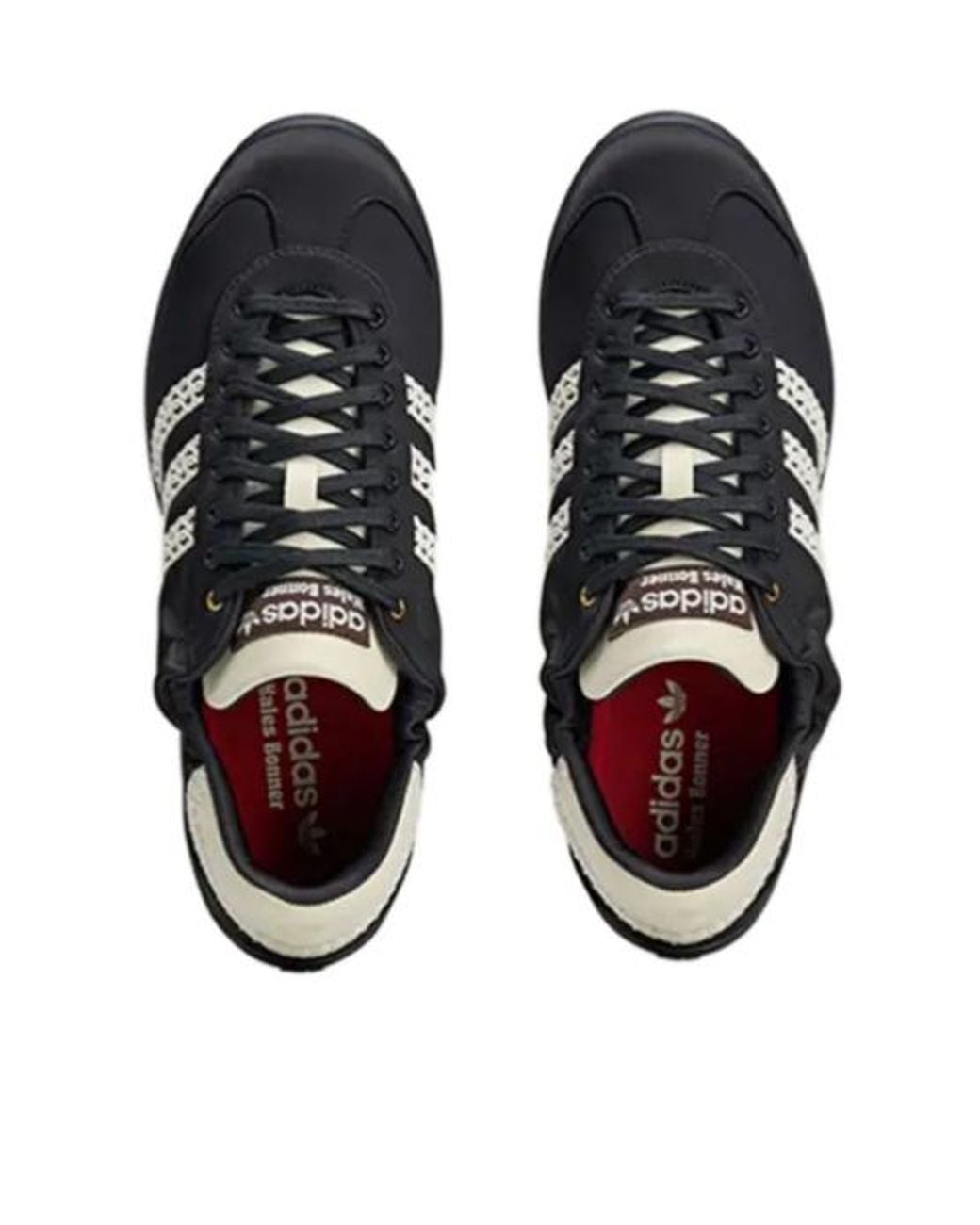 Adidas by Wales Bonner Black Adidas X Wales Bonner Three-Striped Lace-Up Sneakers for men