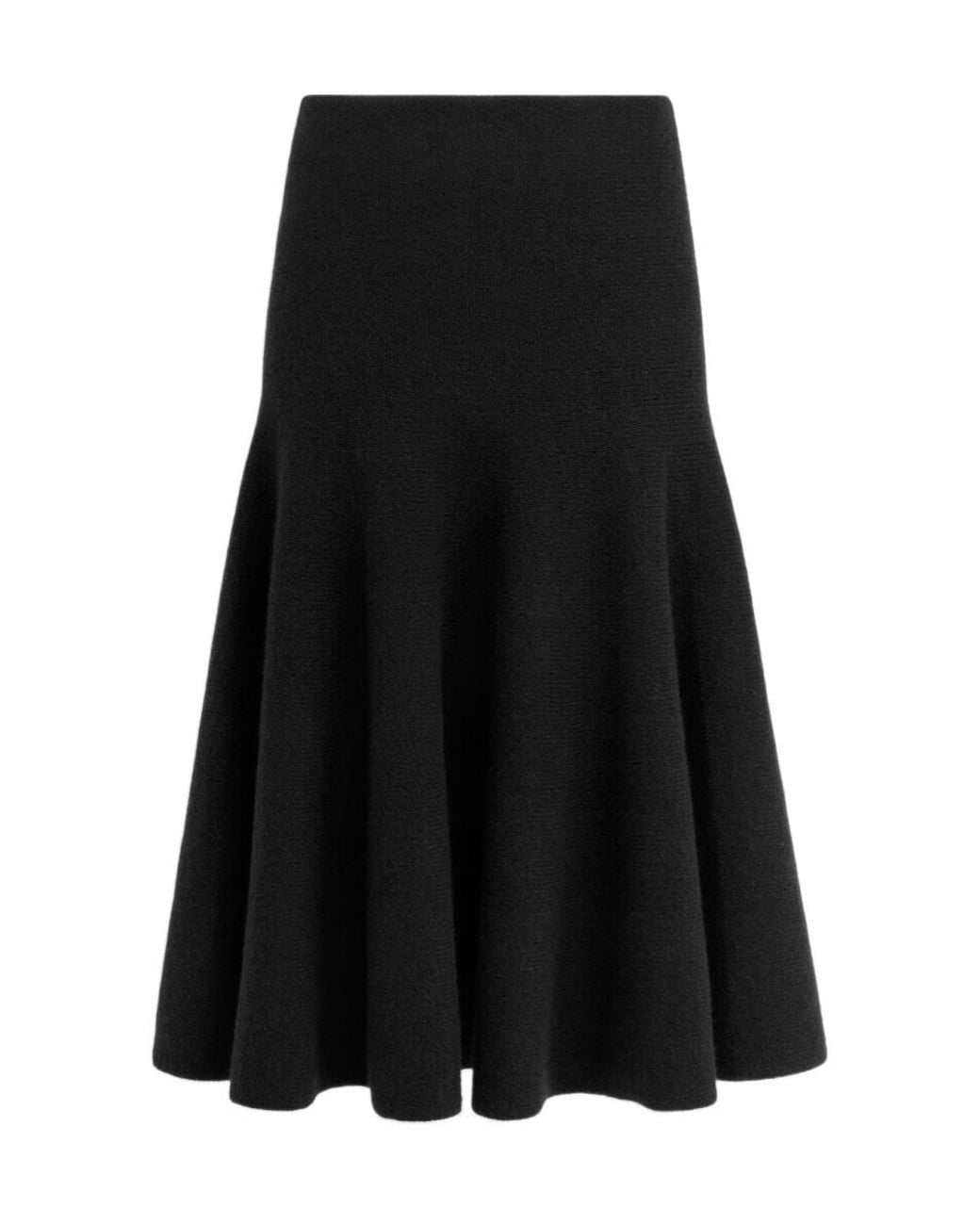 Alaïa Black Alaïa Flared Skirt