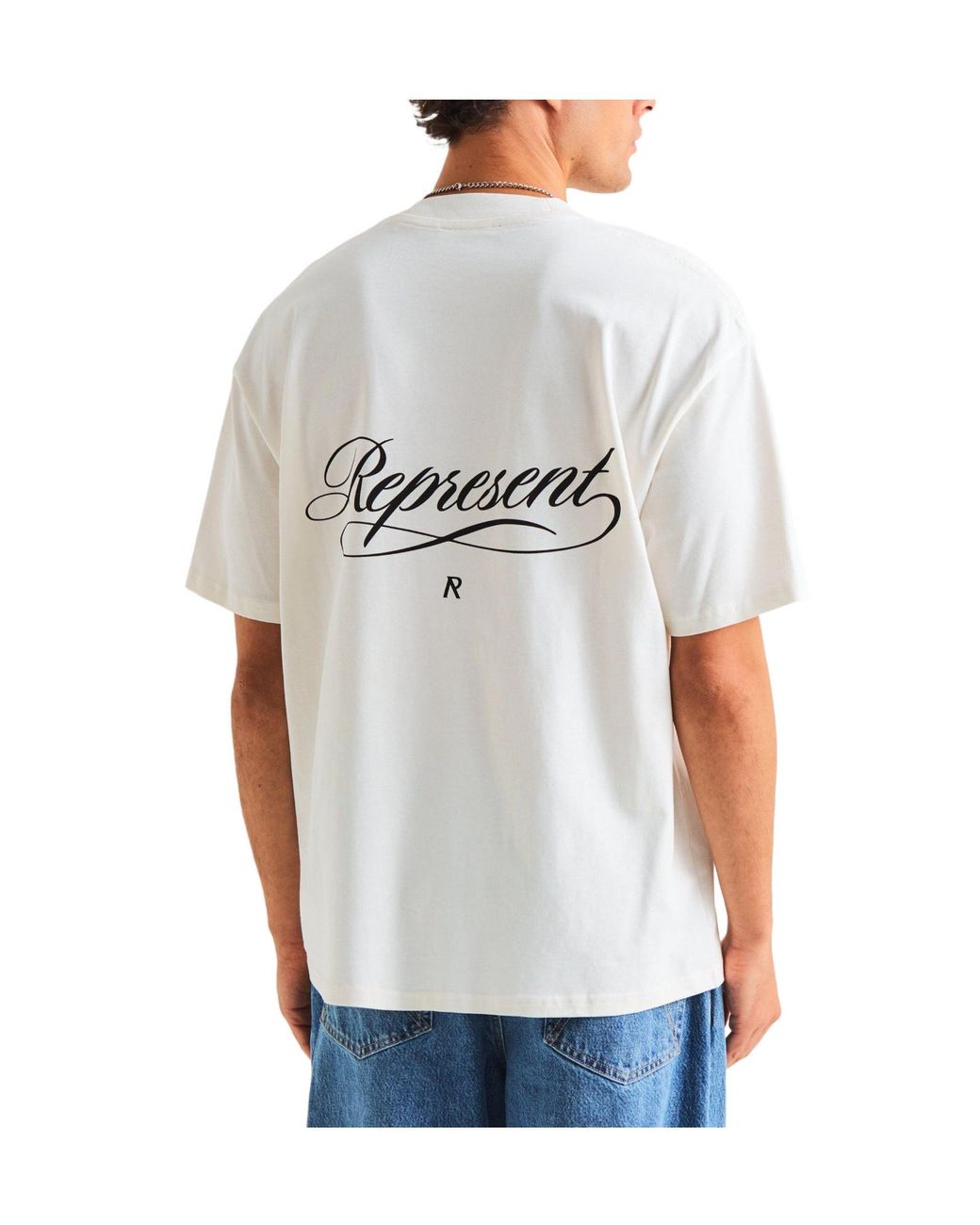 Represent Gray Oversized T-Shirt for men