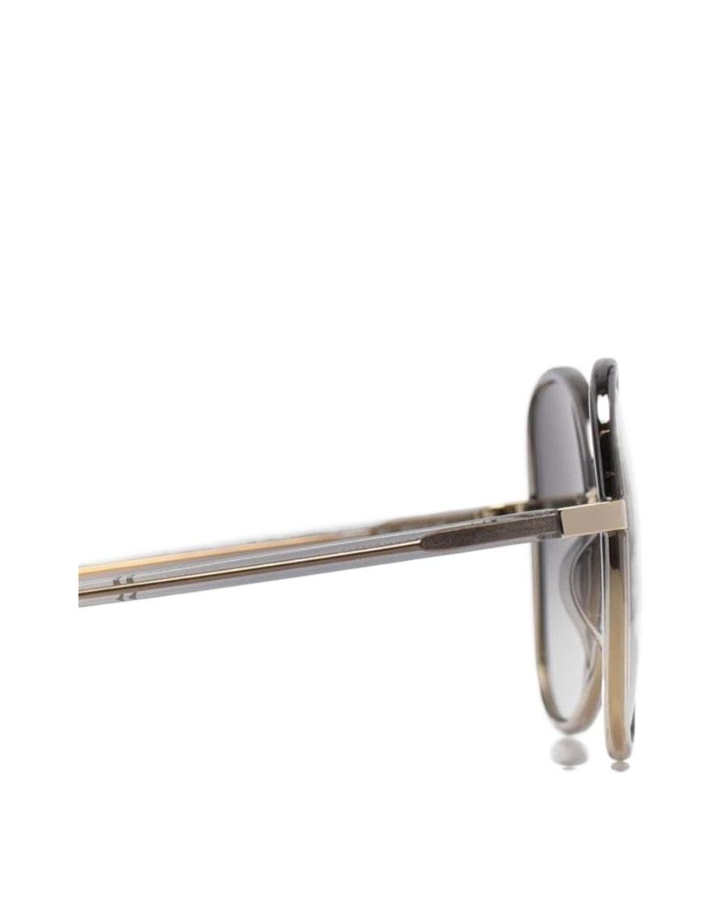 Chloé Metallic Logo Sunglasses