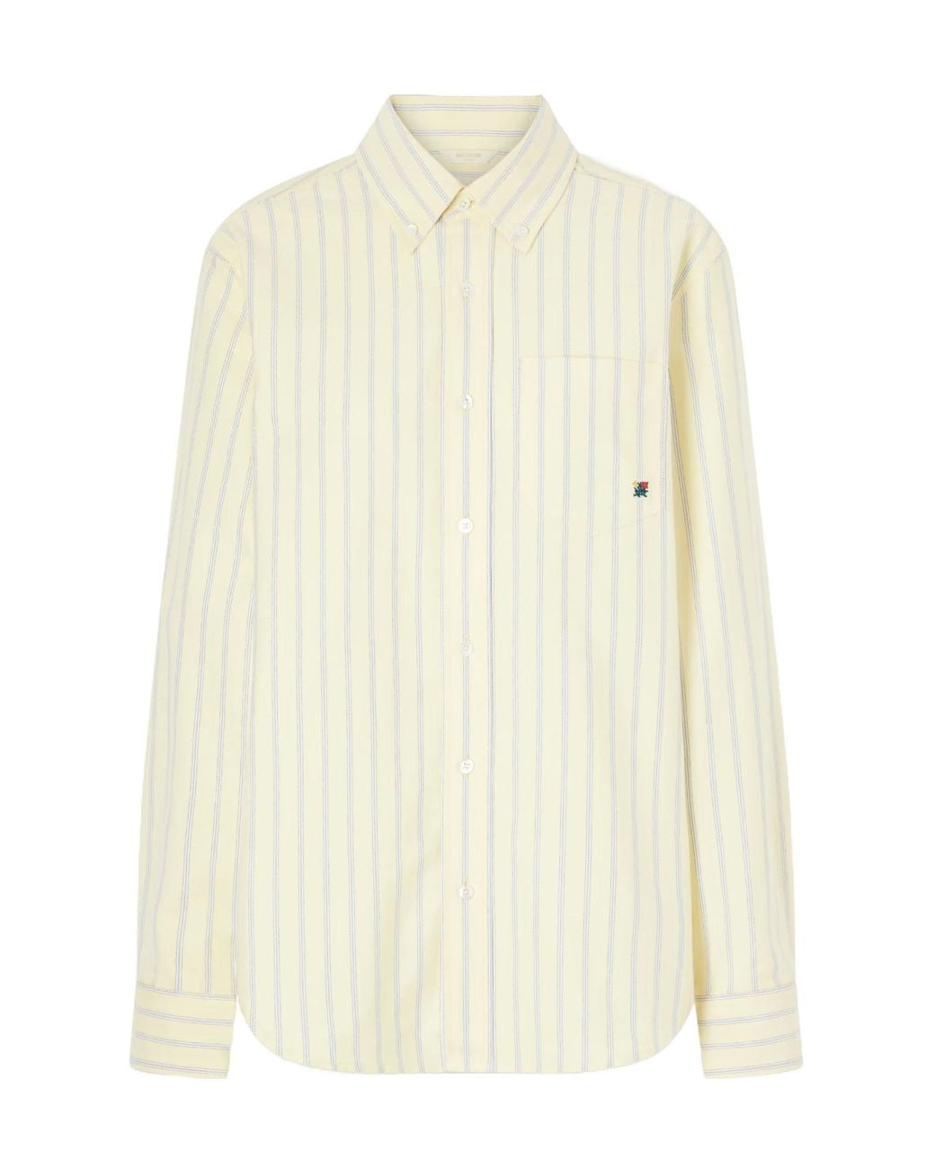 Aimé Leon Dore White Striped Cotton Shirt