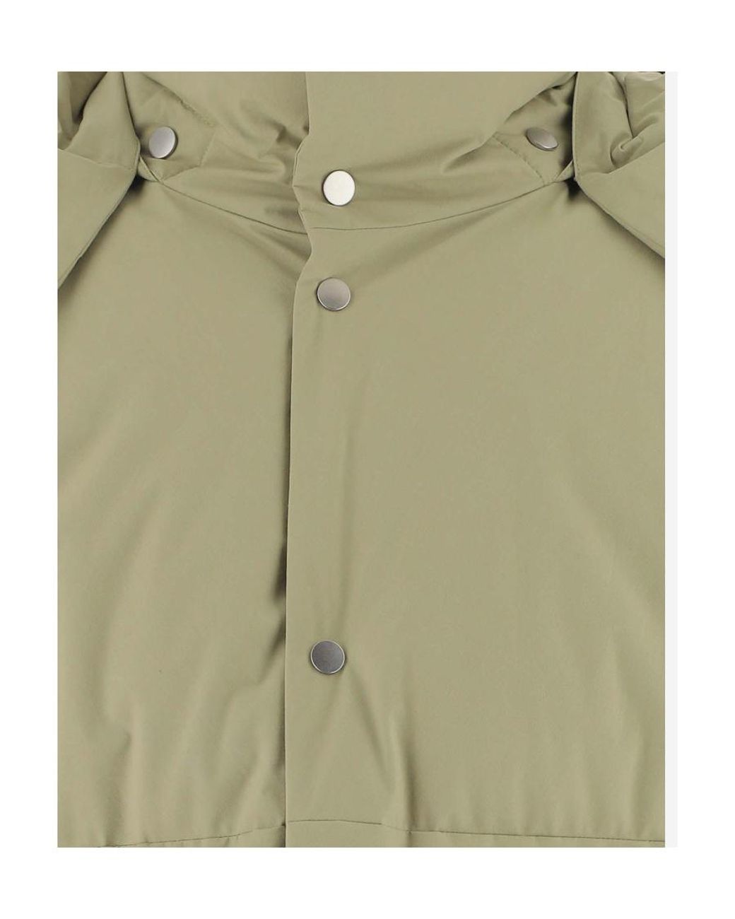 Bottega Veneta Green Hooded Down Jacket for men