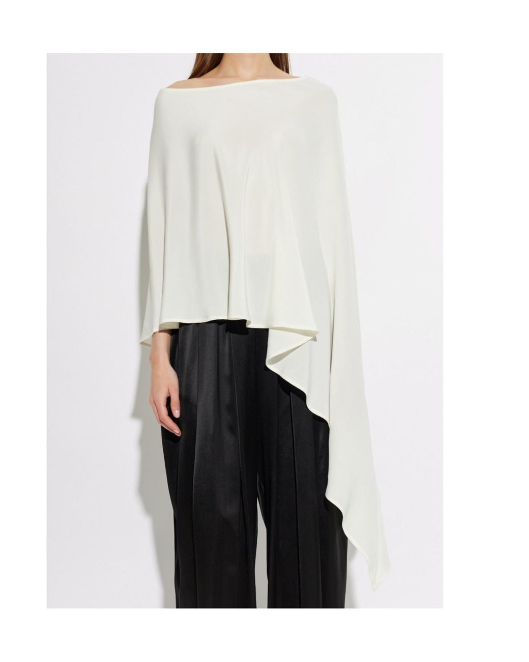 Cult Gaia White Tajisha Asymmetric Blouse