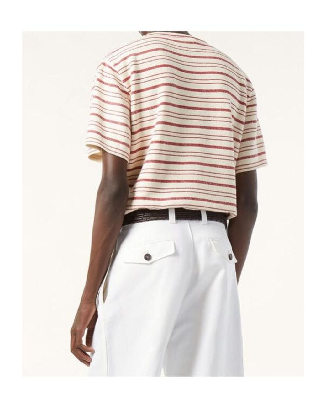 Loro Piana White Caravella T-Shirt for men