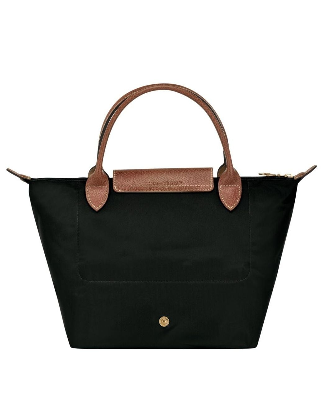 Longchamp Black Le Pliage S Top Handle Bag
