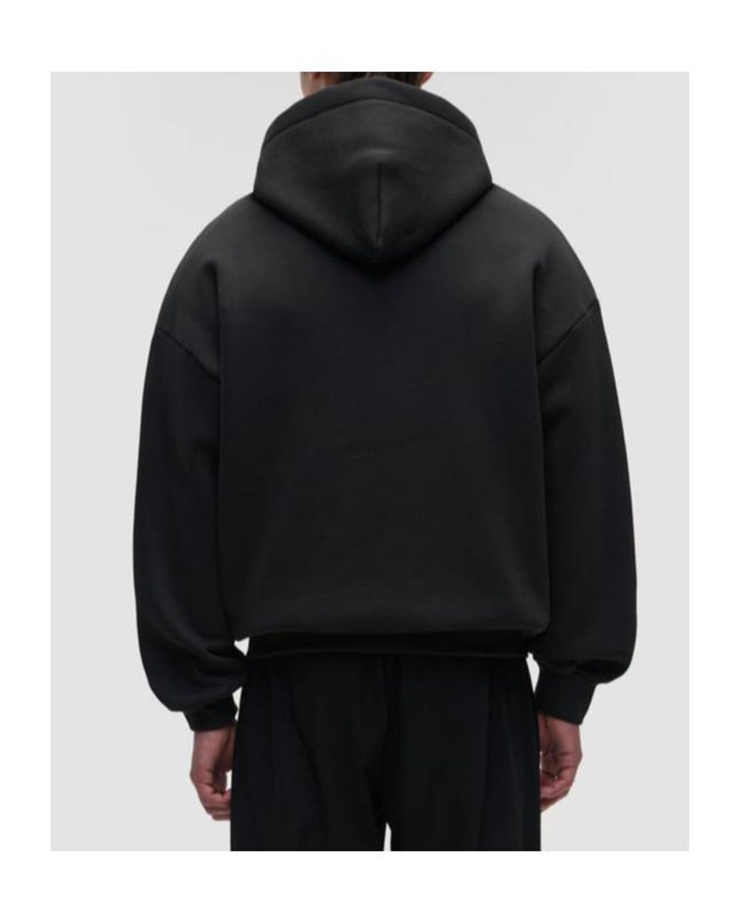 WRSTBHVR Black Zip-Up Hoodie for men