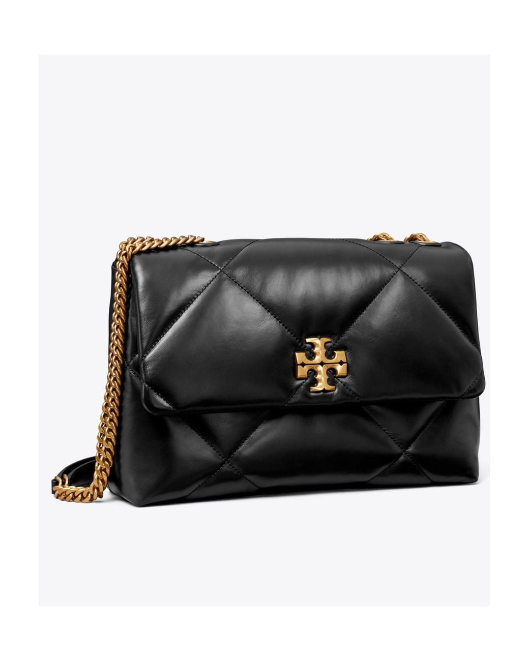 Tory Burch Black Ferragamo Gancini-Plaque Almond-Toe Loafers