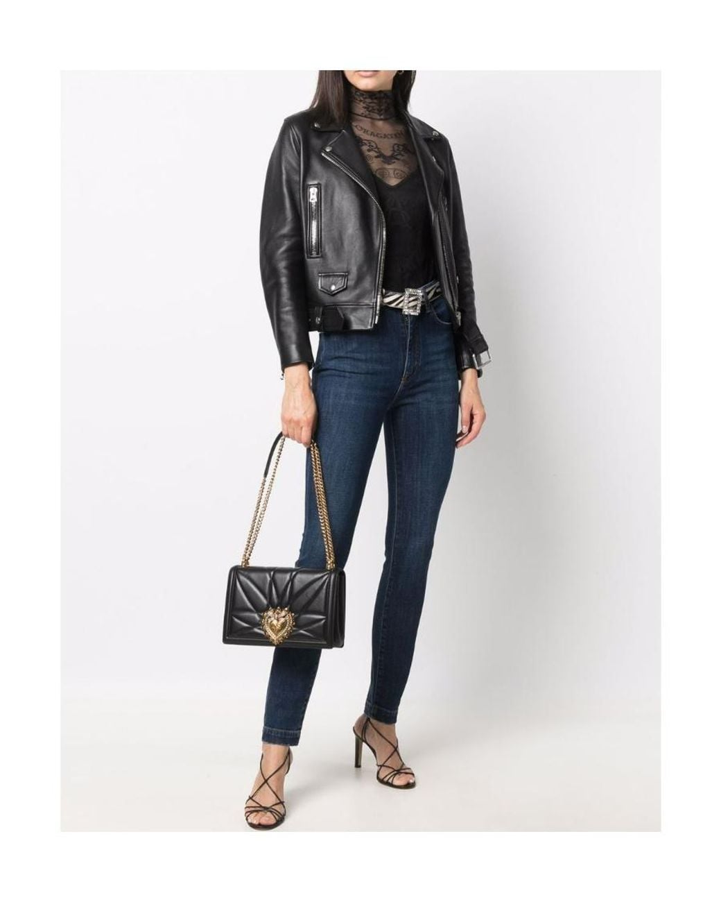Dolce & Gabbana Blue Audrey Skinny Jeans