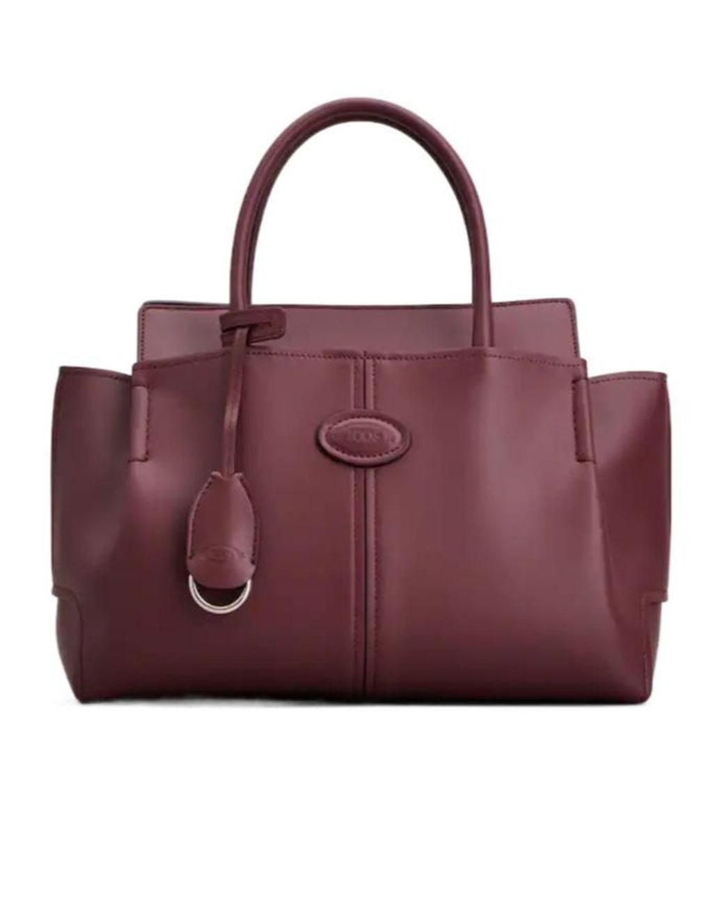 Tod's Purple Shopping Bag