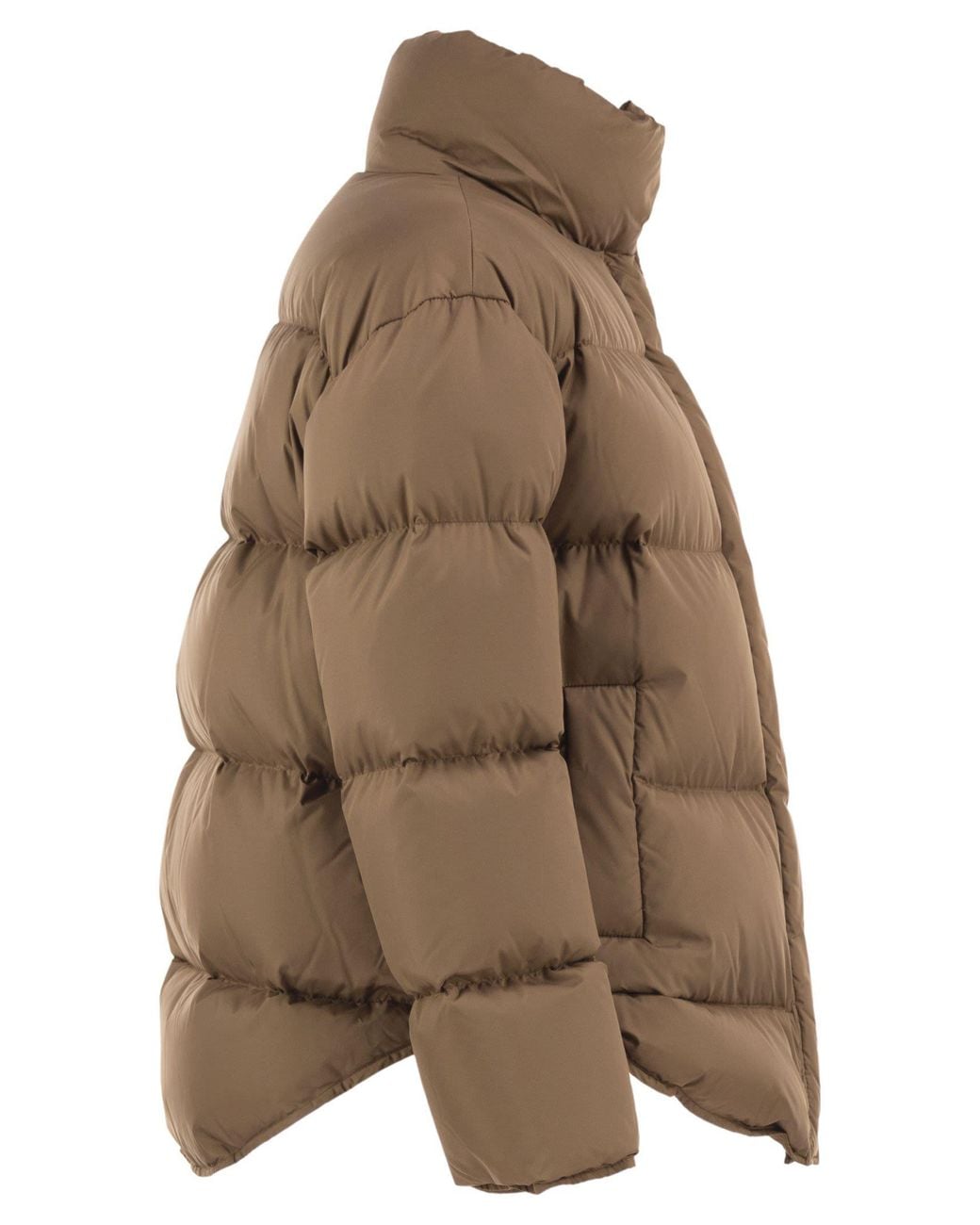Max Mara Brown Quilted Puffer Jacket