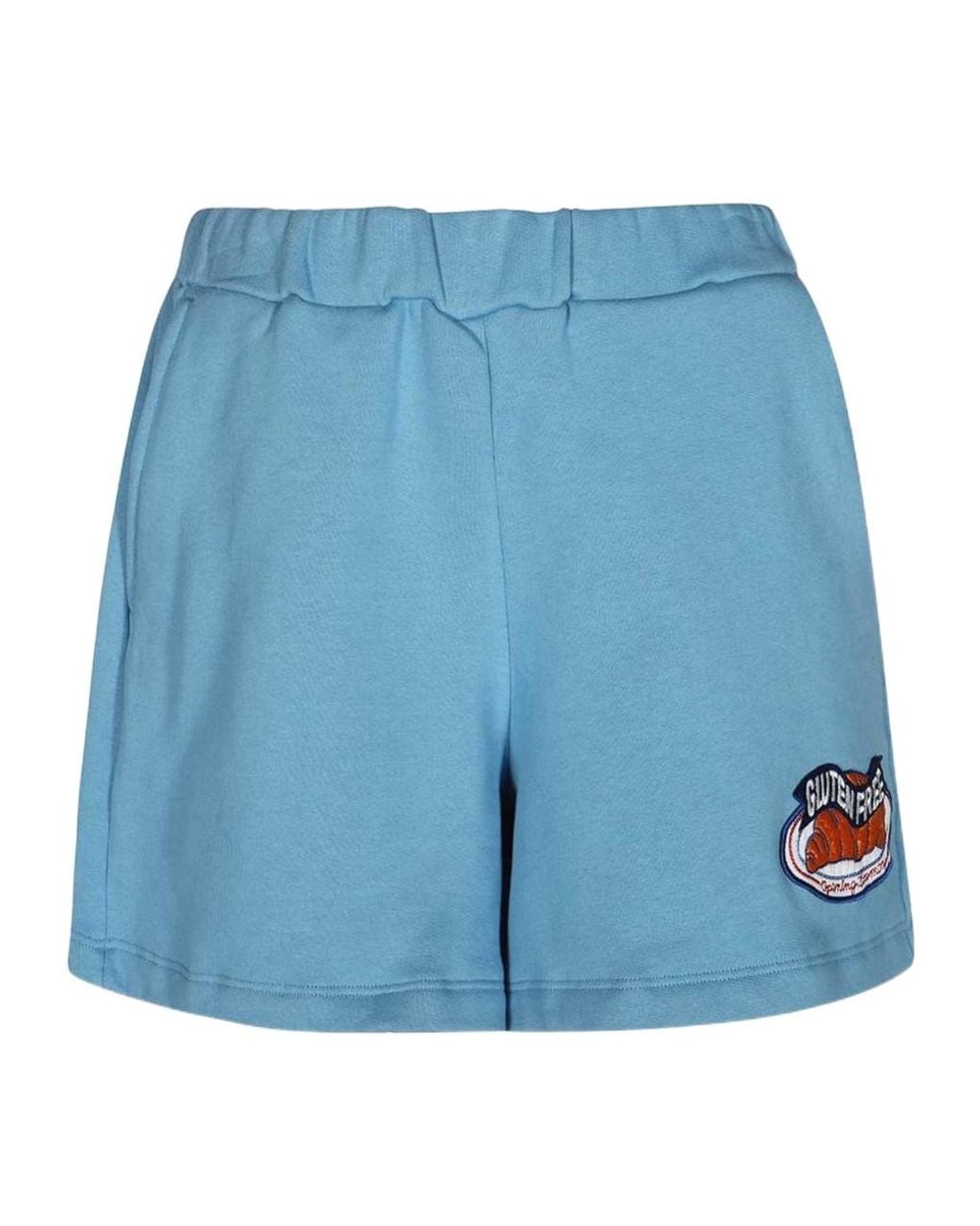 Opening Ceremony Blue Patch-Detail Jersey Track Shorts