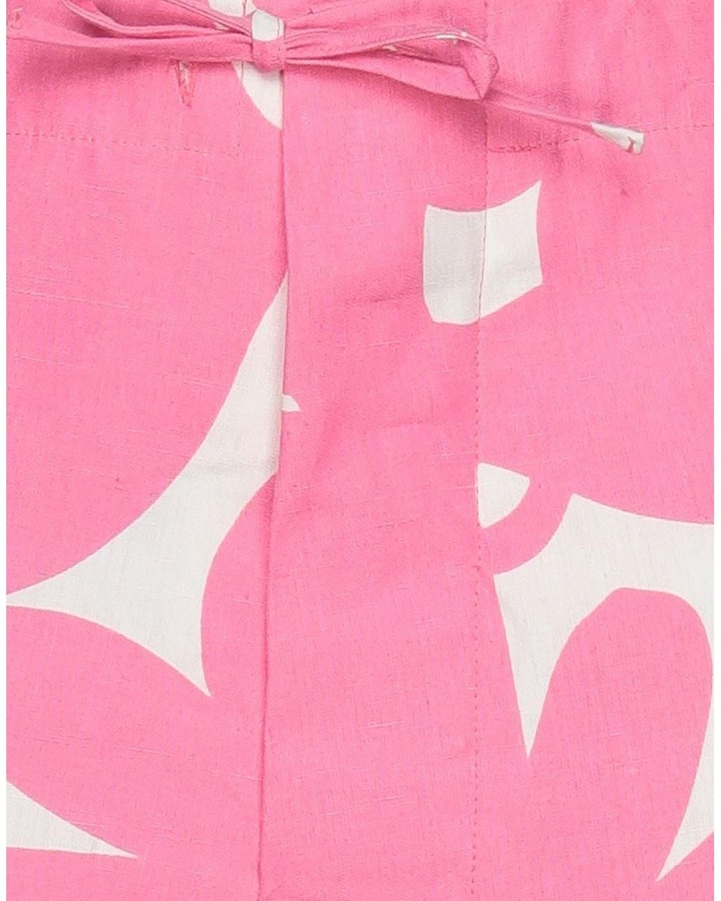 Marni Pink Two-Tone Patterned Shorts