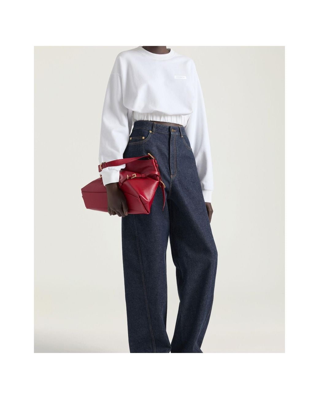 Givenchy Red Voyou Medium Shoulder Bag