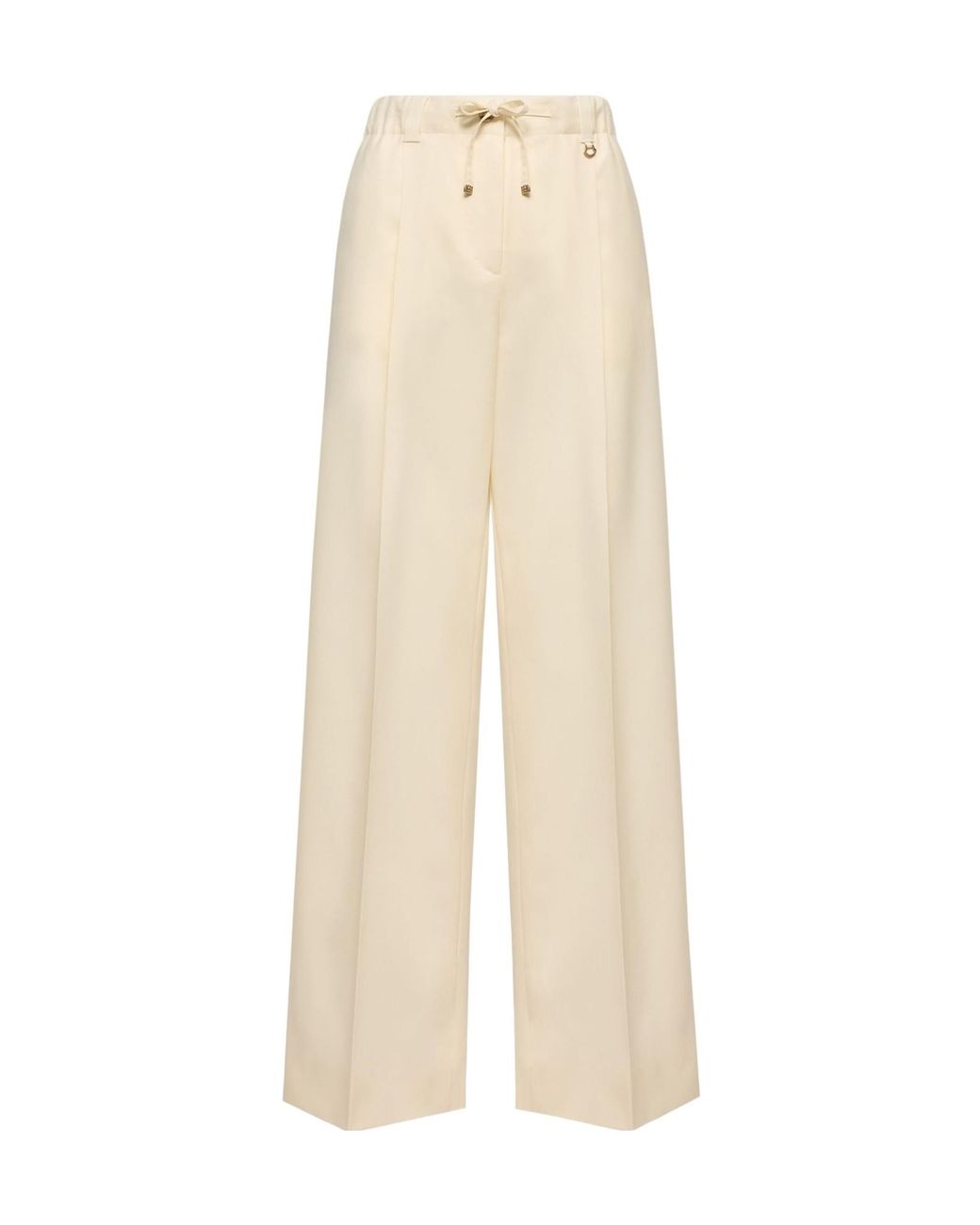Moncler Natural Gabardine Tailored Trousers