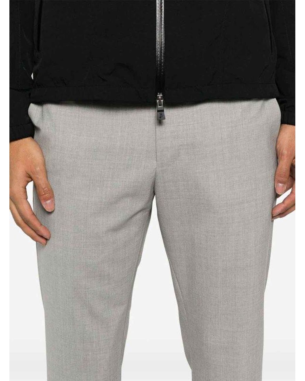 Pt Pantaloni Gray Pt Torino Dieci Tailored Pants for men