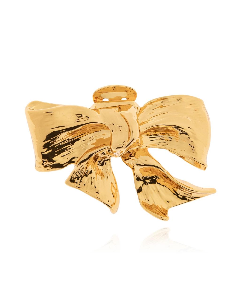 Moschino Metallic Bow Clip-On Earrings