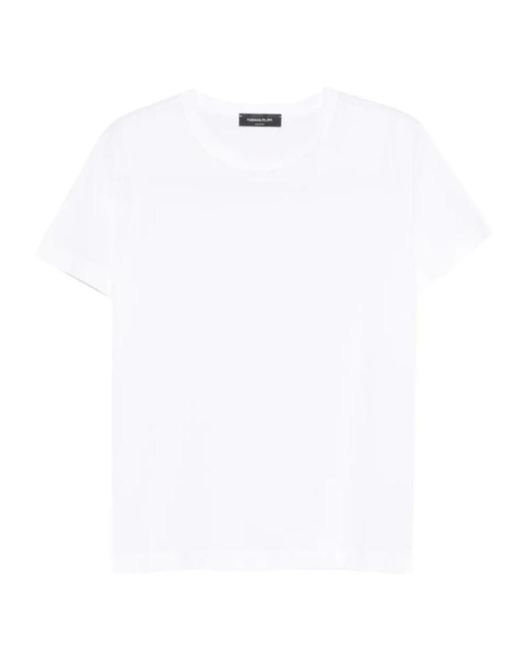 Fabiana Filippi White Beaded Detail T-Shirt