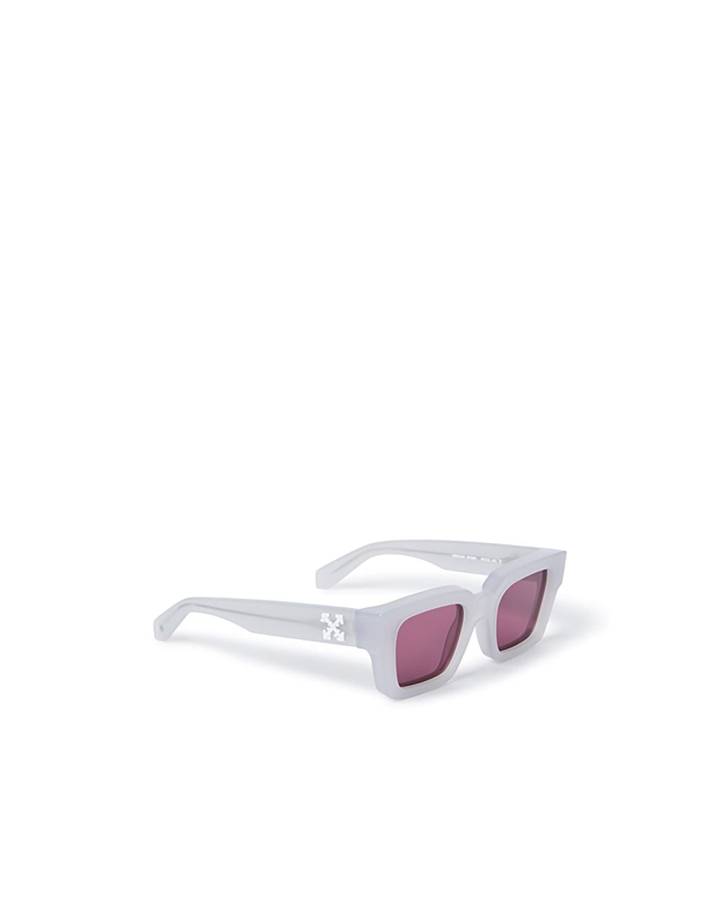 Off-White c/o Virgil Abloh Purple Square Frame Sunglasses for men