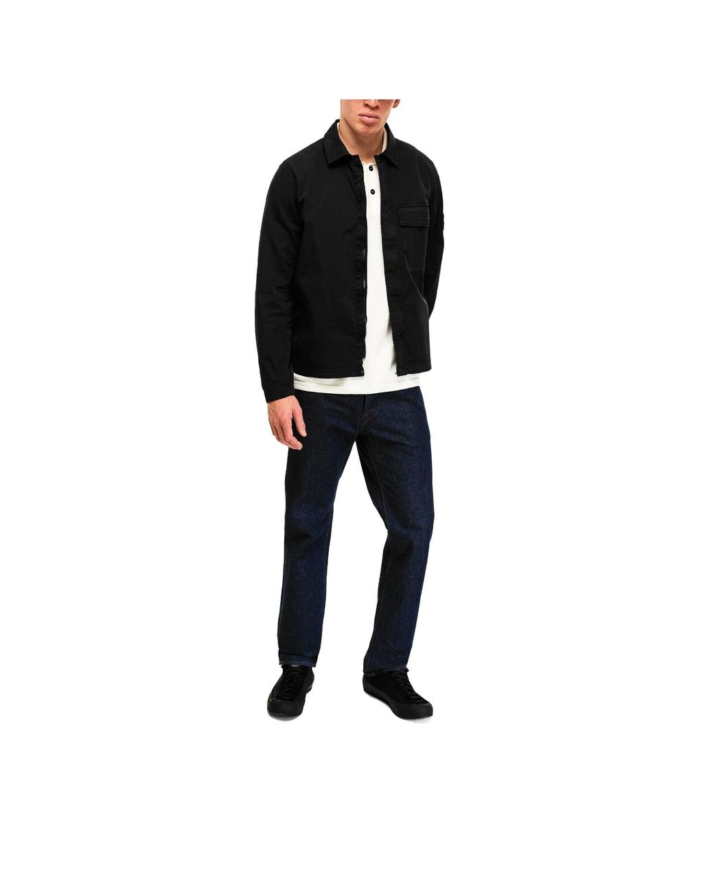 Stone Island Black Lightweight Jacket for men