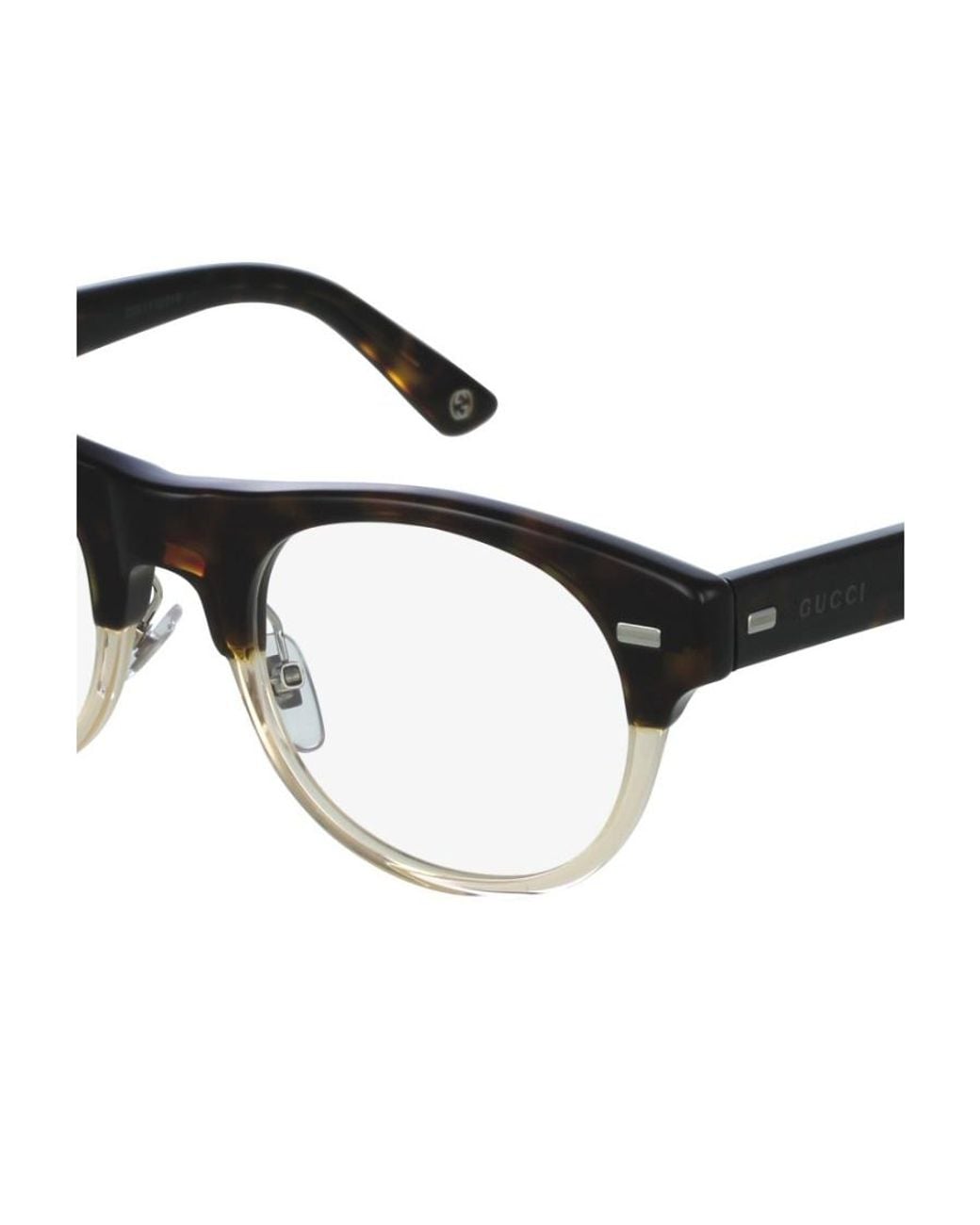 Gucci Metallic Logo Details Flat Mirror