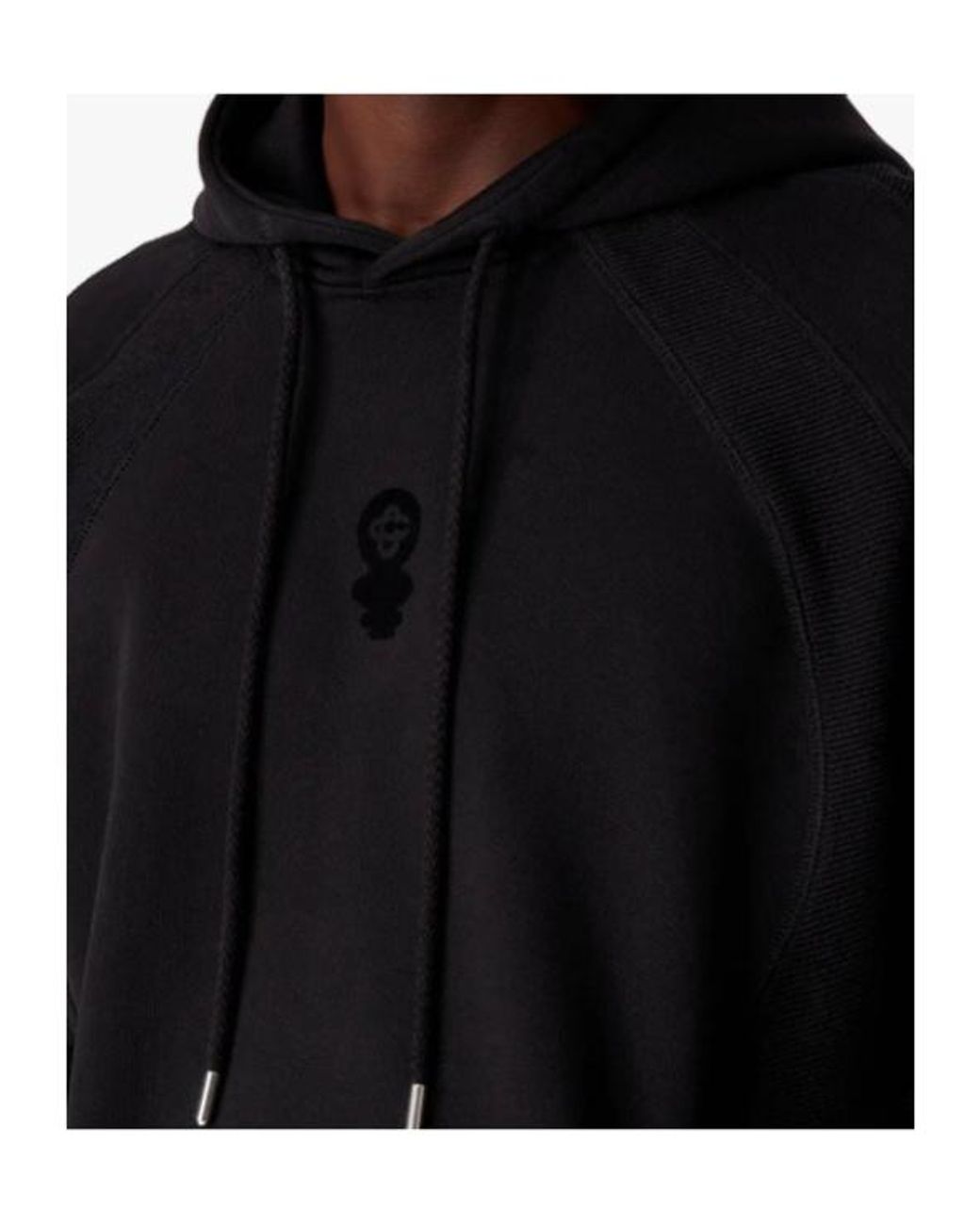 Casablanca Blue Logo-Embroidered Hoodie for men