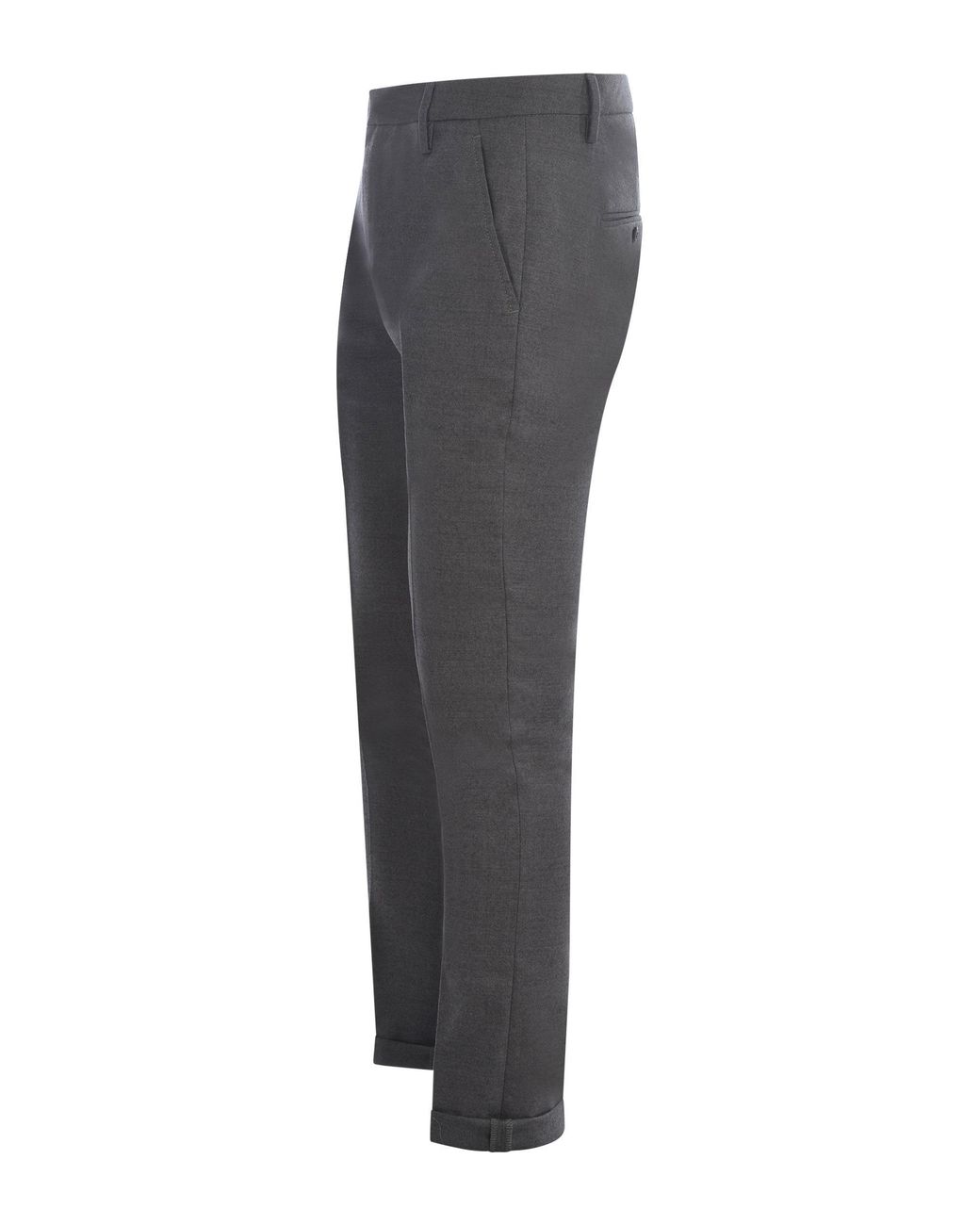 Dondup Gray Gaubert Stretched Pants for men