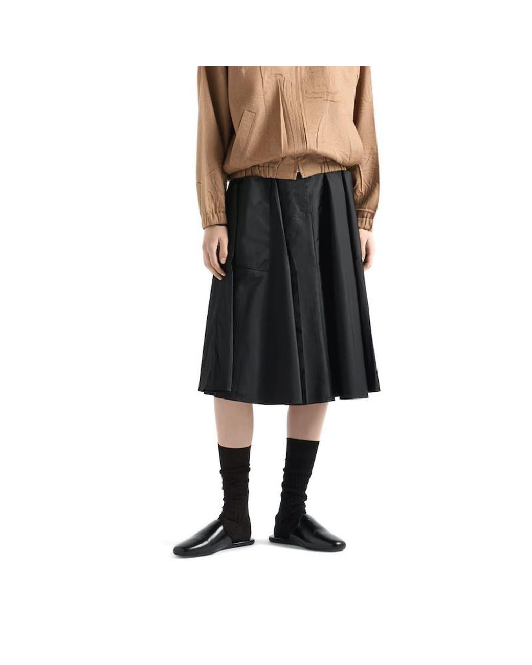 Prada Black Re-Nylon Short Skirt