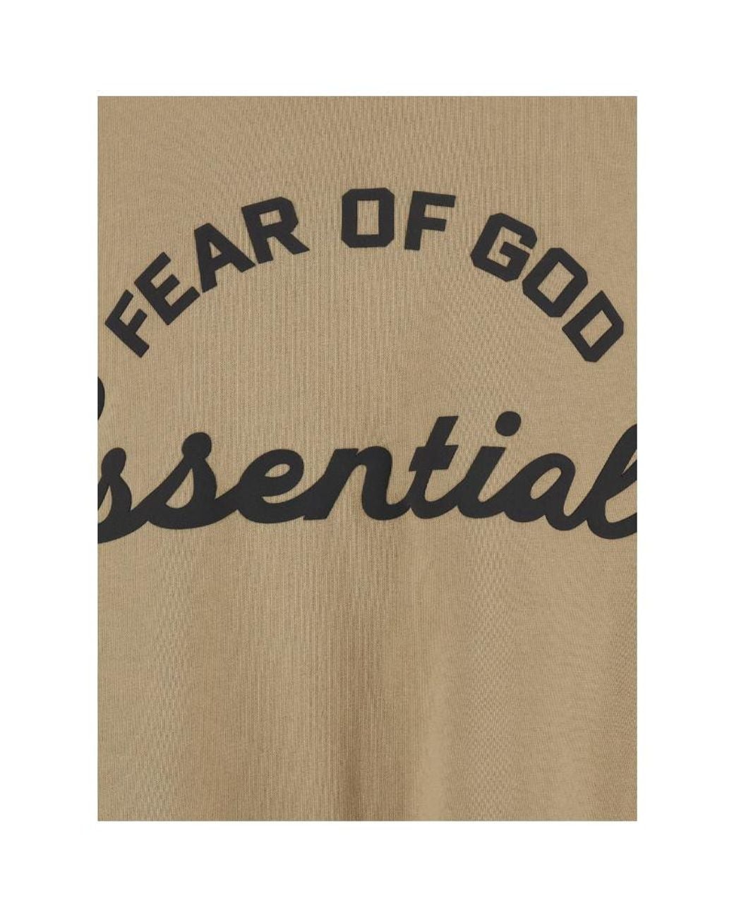 Fear Of God Natural Logo Oversized T-Shirt for men