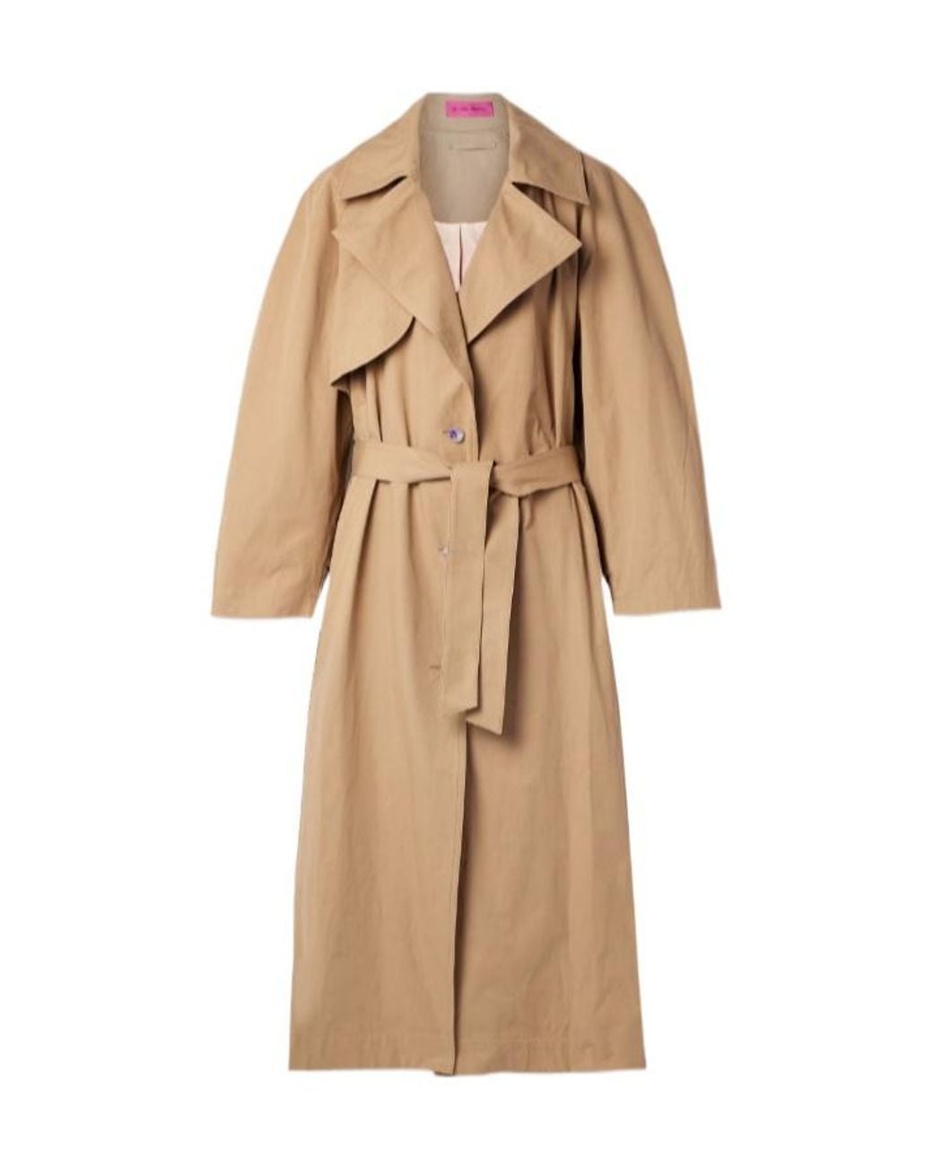 The Elder Statesman Natural Classic Trench Coat