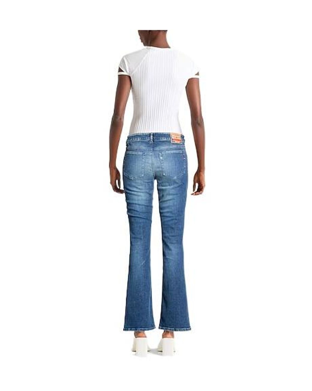DIESEL Blue Dark Slim Flare Jeans