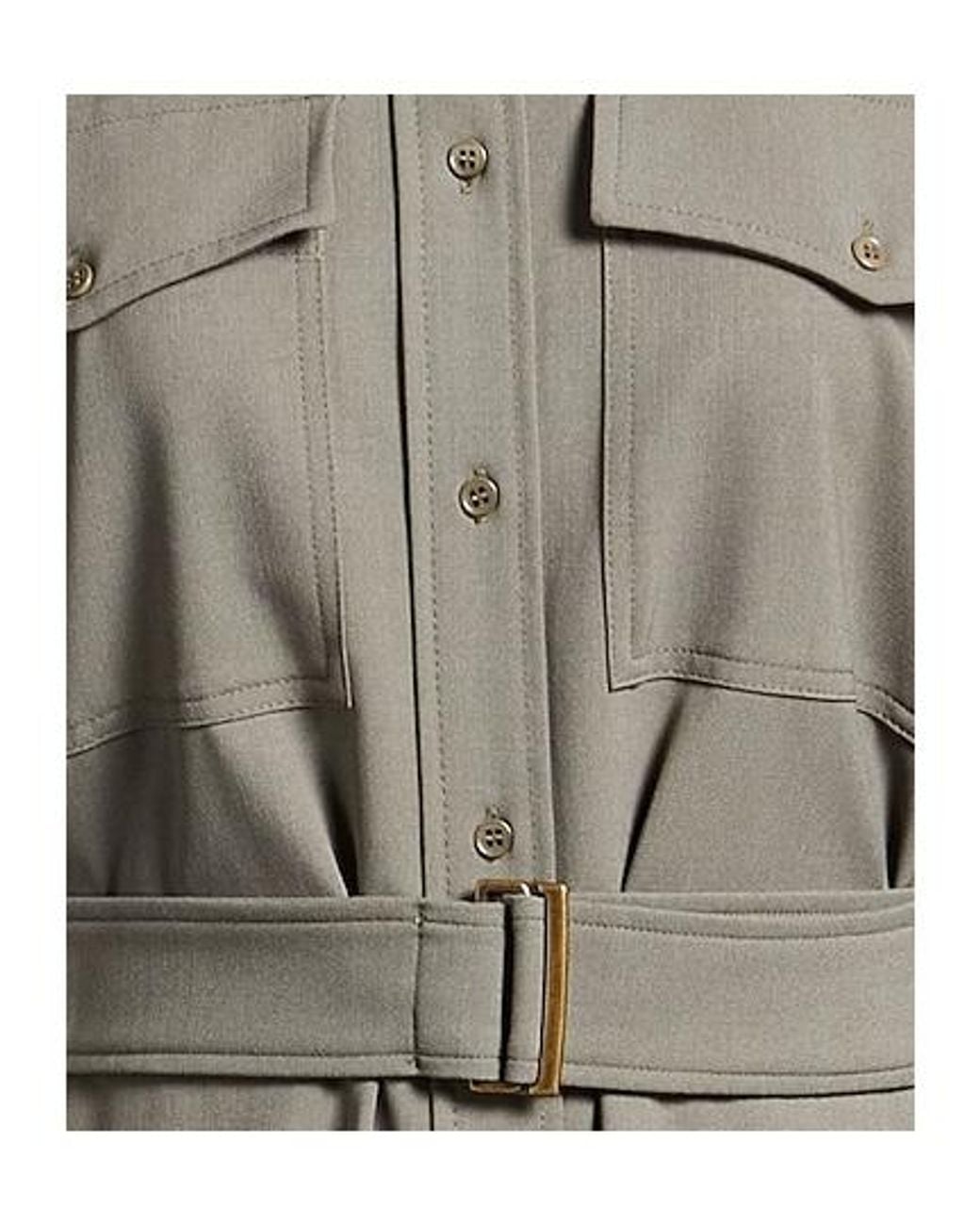 Weekend by Maxmara Gray Minimalist Solid Shirt Dress