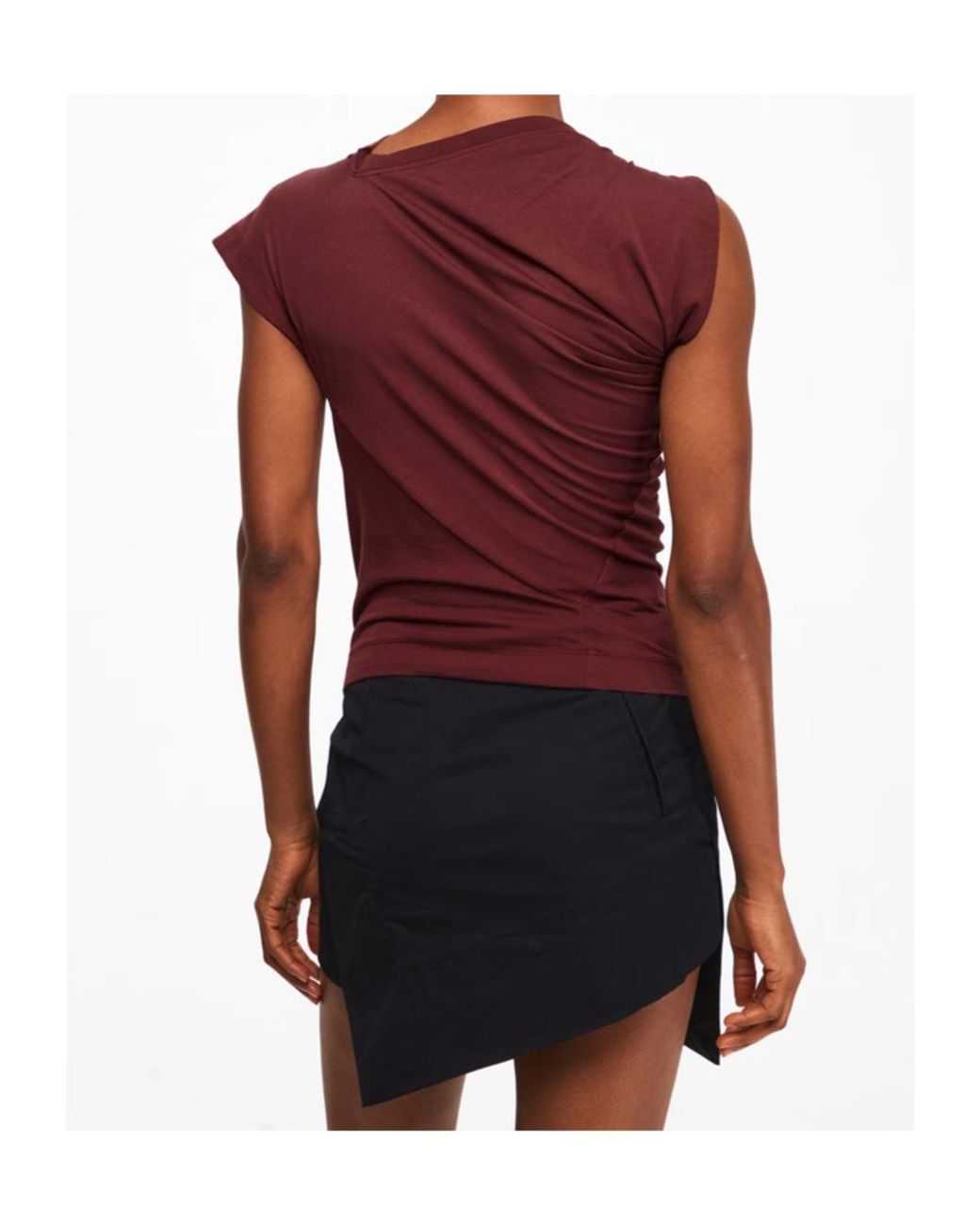 Vivienne Westwood Red Asymmetrical Design T-Shirt