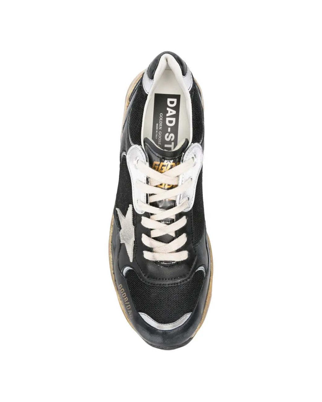 Golden Goose Deluxe Brand Black Golden Goose Deluxe Bran Running Dad Lace-Up Sneakers