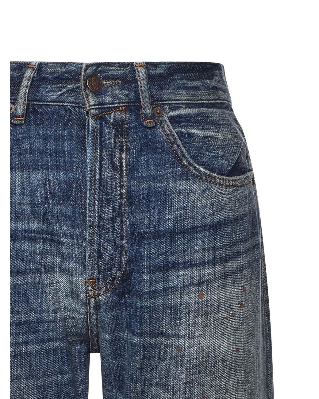 Acne Blue 2021F Regular Fit Jeans